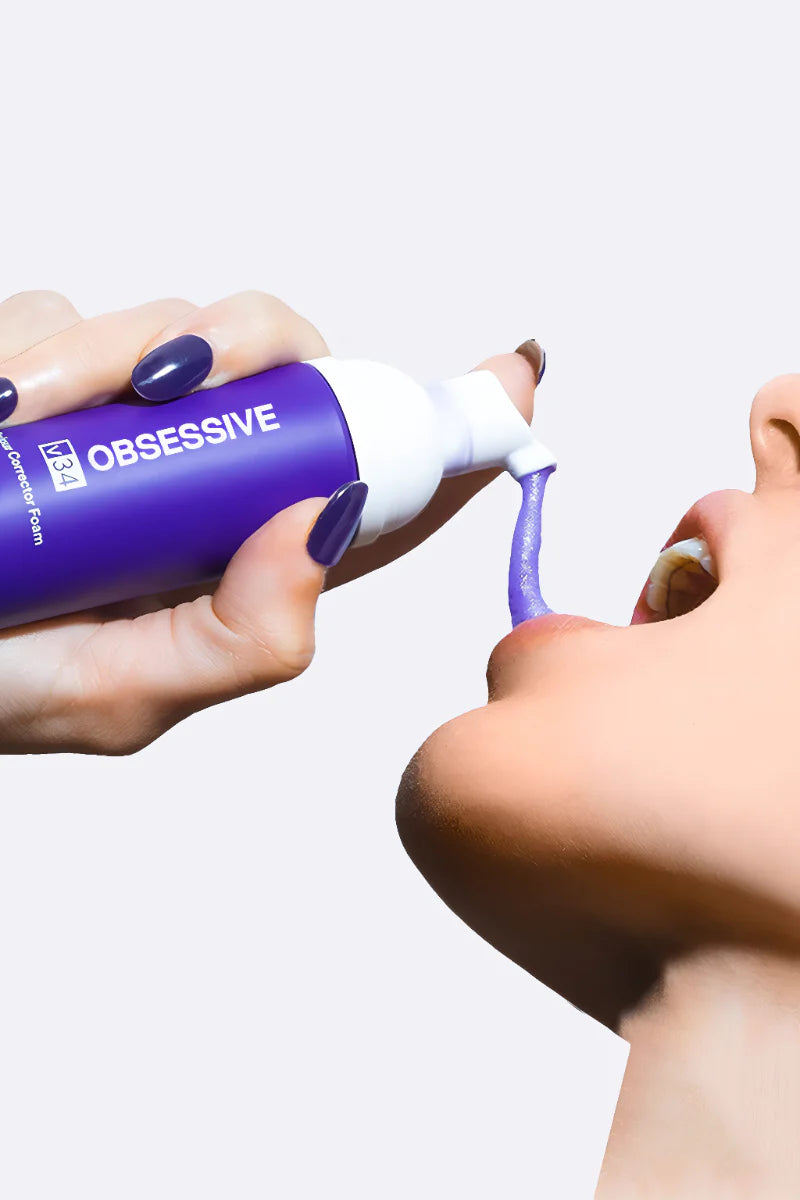 ESPUMA BLANQUEADORA DE DIENTES MARCA OBSESSIVE