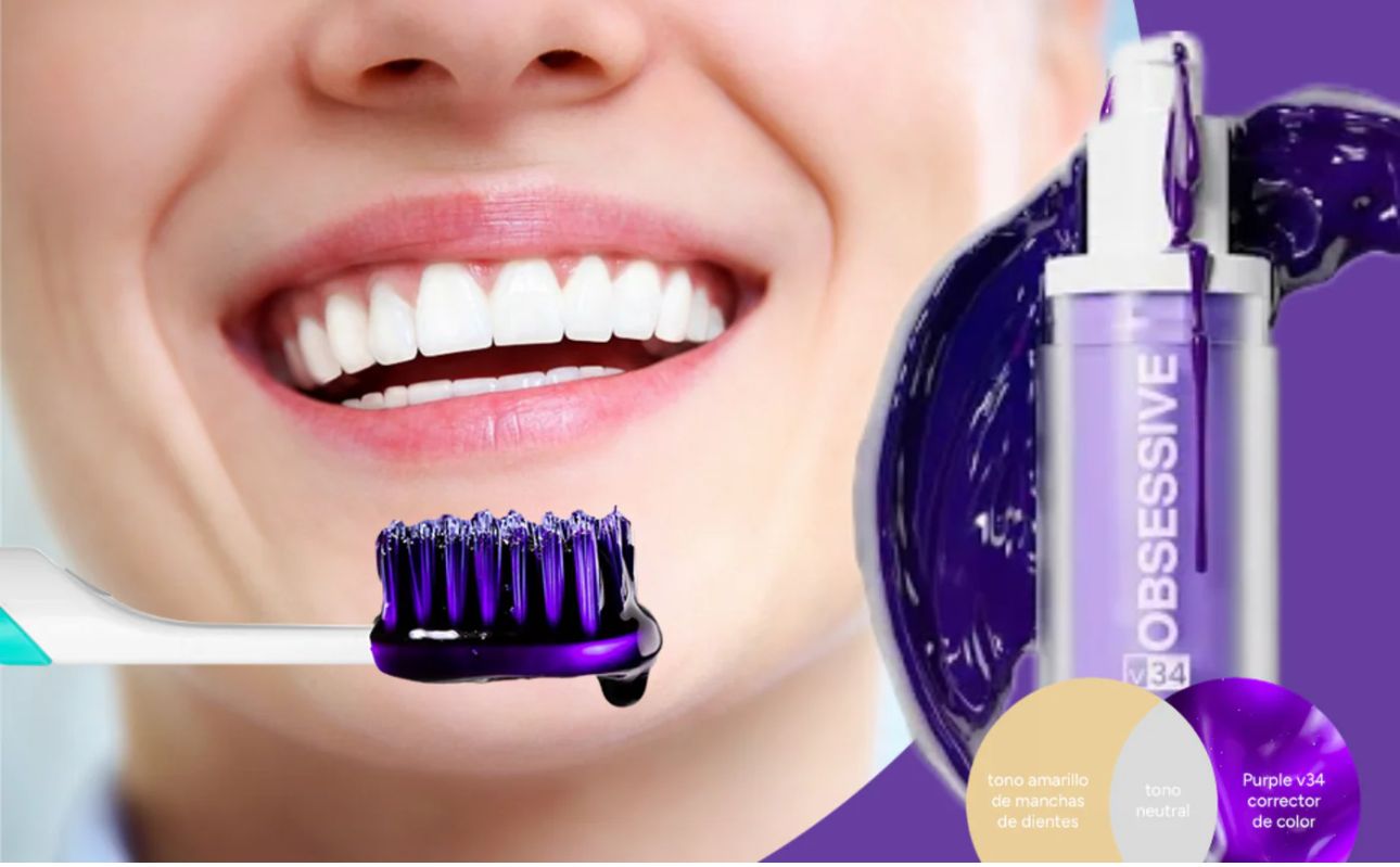 ESPUMA BLANQUEADORA DE DIENTES MARCA OBSESSIVE